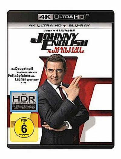 Johnny English-Man lebt nur dreimal(UHD) 4K Ultra 2Disc