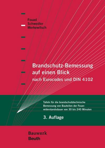 Brandschutz-Bemessung auf einen Blick nach Eurocodes und DIN 4102