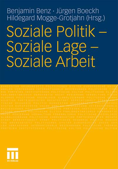Soziale Politik, Soziale Lage, Soziale Arbeit