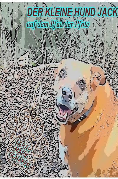 Der kleine Hund Jack auf dem Pfad der Pfote