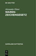Warenzeichengesetz vom 5.Mai 1936