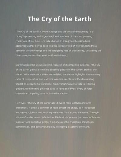 Core Energy: The Cry of the Earth