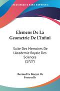 Elemens De La Geometrie De L’Infini