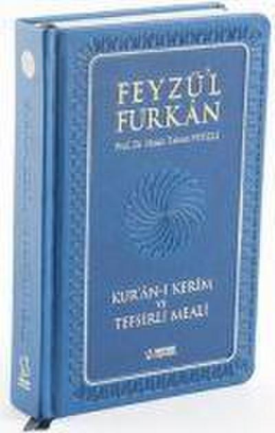 Feyzül Furkan Kuran-i Kerim ve Tefsirli Meali Orta Boy, Mushaf ve Meal, Ciltli - Lacivert