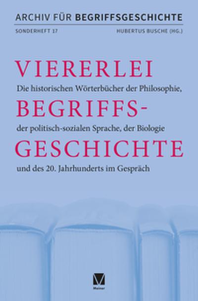 Viererlei Begriffsgeschichte