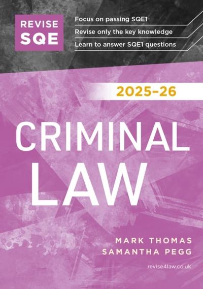 Revise SQE Criminal Law 2025-26