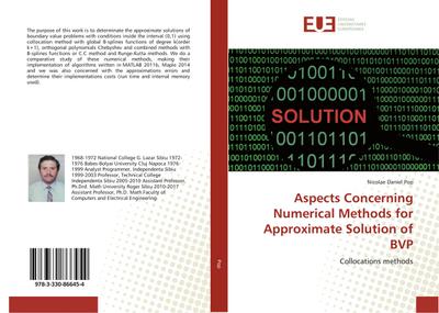 Aspects Concerning Numerical Methods for Approximate Solution of BVP