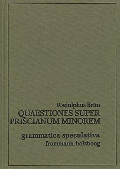 Quaestiones super Priscianum minorem