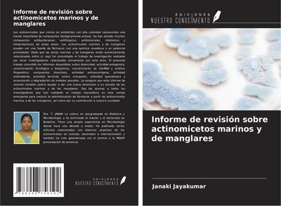 Informe de revisión sobre actinomicetos marinos y de manglares