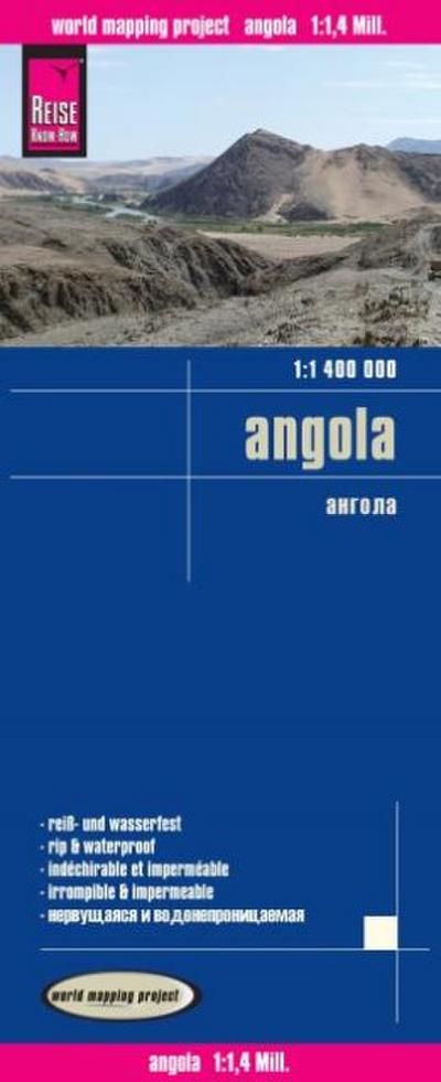 Landkarte Angola