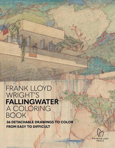 Frank Lloyd Wright’s Fallingwater Coloring Book