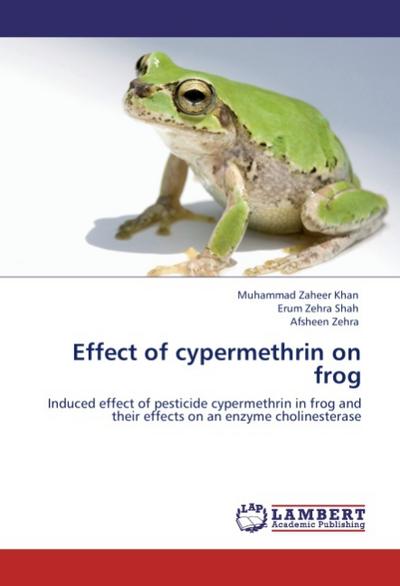 Effect of cypermethrin on frog