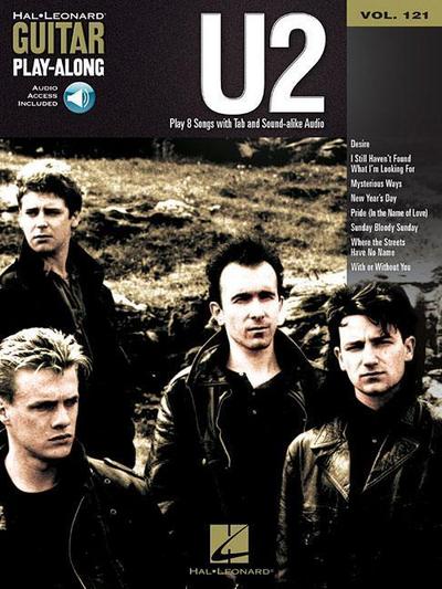 U2: Guitar Play-Along Volume 121 Book/Online Audio - U2