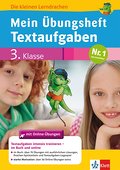 Die kleinen Lerndrachen: Mein Übungsheft Textaufgaben 3. Klasse, mit Online-Übungen