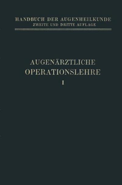Augenärztliche Operationslehre