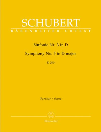 Sinfonie D-Dur Nr.3 D200für Orchester