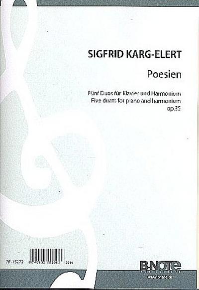 Poesien op.35für Klavier und Harmonium