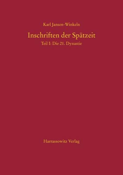 Inschriften der Spätzeit