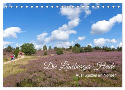 Die Lüneburger Heide - Ausflugsziel im Norden (Tischkalender 2026 DIN A5 quer), CALVENDO Monatskalender