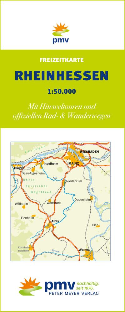 Freizeitkarte Rheinhessen 1:50.000