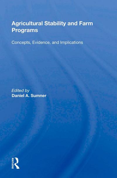 Agricultural Stability And Farm Programs
