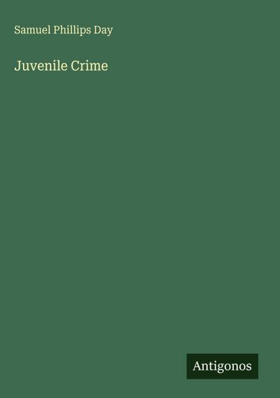 Juvenile Crime