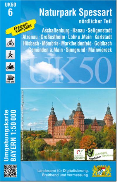UK50-6 Naturpark Spessart nördlicher Teil