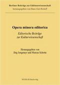 Opera minora editorica