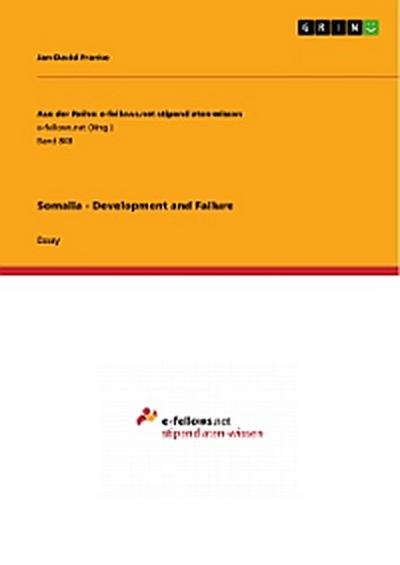 Somalia - Development and Failure