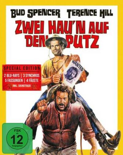 Hügel der blutigen Stiefel / Zwei hau’n auf den Putz, 2 Blu-ray + 1 Audio-CD (Mediabook A)