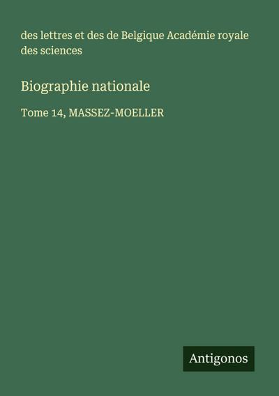 Biographie nationale