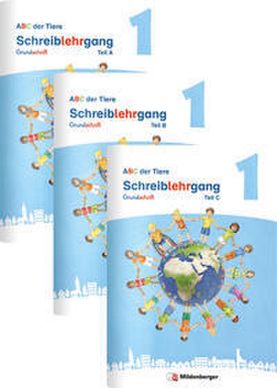 ABC der Tiere 1 Neubearbeitung - Schreiblehrgang Grundschrift, Teil A, B und C