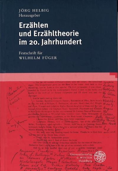 Erzählen und Erzähltheorie im 20.Jahrhundert