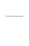 Je veux Etre un homme heureux