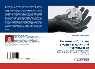 Electrostatic Forces for Swarm Navigation and Reconfiguration