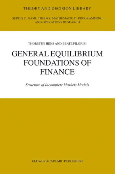 General Equilibrium Foundations of Finance