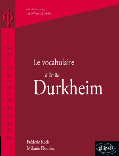 Le vocabulaire de Emile Durkheim