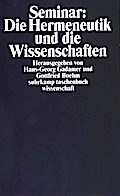 Seminar: Die Hermeneutik und die Wissenschaften