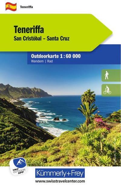 Kümmerly+Frey Outdoorkarte Teneriffa 1:60.000
