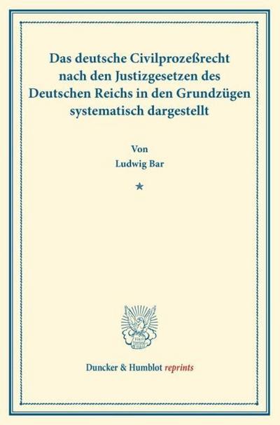 Das deutsche Civilprozeßrecht