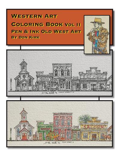 Western Art Coloring Book