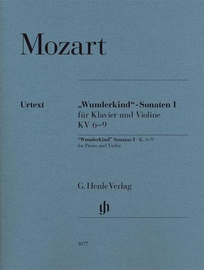 Wolfgang Amadeus Mozart - "Wunderkind"-Sonaten Band I für Klavier und Violine KV 6-9. Bd.1