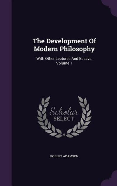 The Development Of Modern Philosophy