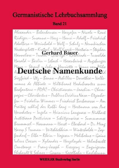 Deutsche Namenkunde