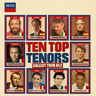 Ten Top Tenors, 2 Audio-CDs