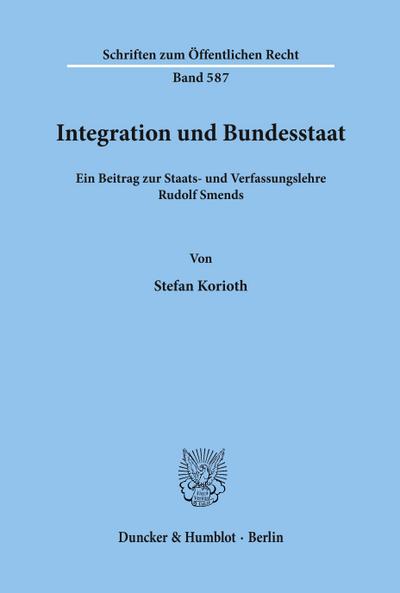 Integration und Bundesstaat.