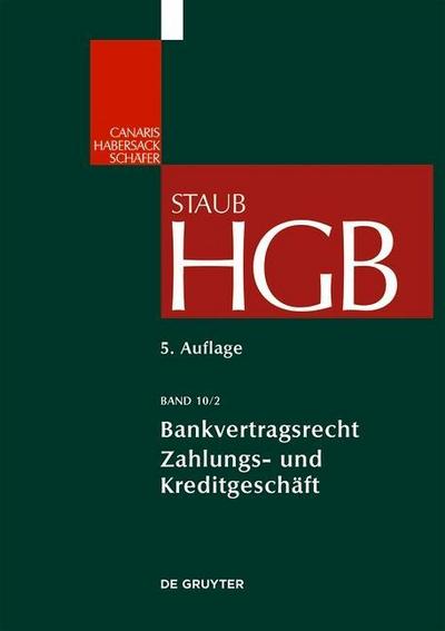 Handelsgesetzbuch Bankvertragsrecht 2. Tl.1/2