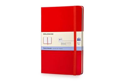 Moleskine classic Red Cover, Large Size, Sketchbook