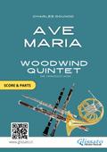 Ave Maria by Gounod for Woodwind Quintet - score & parts