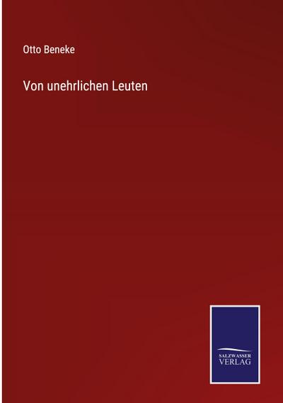 Von unehrlichen Leuten